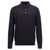 ZEGNA Silk cashmere polo shirt Blue