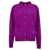 Loewe Logo embroidery cardigan Purple