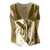 Ganni GANNI GOLD DENIM VEST Gold