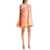 ZIMMERMANN "Mini Organza Dress With Petal CORAL