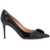 Gianvito Rossi 'Patent Leather Dã©Collet BLACK