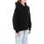 AMI Alexandre Matiussi Organic Cotton Hoodie With Hood NOIR