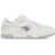 Acne Studios Low-Top Sneakers With Laminated Details WHITE/SILVER