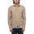 Fay Long Sleeved Linen Shirt Beige