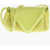 Bottega Veneta Leather Beak Bag With Rhinestone Application Yellow