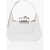 Alexander McQueen Saffiano Leather Hobo Bag With Jewellery Closure White