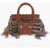 Chloe Edith Knitted Bag With Leather Detailing Multicolor