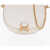 Chloe Suede-Blended Tess Bag With Chain White