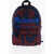 Alexander McQueen Printed Fabric Backpack With Contrasting Logo Multicolor