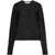 Palm Angels Palm Angels Pa Monogram Tulle Top L/S Clothing Black