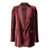 ETRO Red Single-Breasted Jacket With One Button In Velvet Woman RED