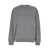 Semicouture Grey Crewneck Sweatshirt With Tonal Logo Print In Cotton Woman GREY