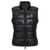 Moncler Grenoble Two-material vest Black