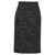 Alberta Ferretti Tweed skirt White/Black