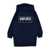 Kenzo Logo print hooded dress Blue