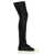 Rick Owens 'Knee High Stocking Sneaks' boots White/Black