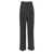 Alberta Ferretti Pants with front pleats Gray