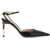 Tom Ford Cocco Print Slingback Décol BLACK