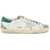 Golden Goose Super-Star Sneakers WHITE/GREY/SILVER/GREEN