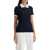 Thom Browne Short-Sleeved Wool Polo Shirt NAVY