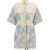 ZIMMERMANN Ottie Palm Shirt Dress CREAM/BLUE