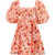 ZIMMERMANN Lightburst Cut Out Mini Dress RED FLORAL