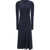 THE ANDAMANE Sabrina Midi Dress DARK BLUE