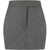 THE ANDAMANE Sharon Mini Skirt GREY MELANGE