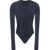 THE ANDAMANE Sabrina Bodysuit DARK BLUE