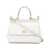 Dolce & Gabbana Dolce & Gabbana Sicily Medium Leather Handbag WHITE