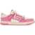 AMIRI Collegiate Skel Top Low Sneakers FUCHSIA PINK WHITE