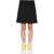 Bottega Veneta Mini Grain Skirt BLACK