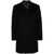 EA7 Ea7 Emporio Armani Wool Coat Black