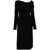 Alberta Ferretti Alberta Ferretti Jersey Milano Stitch Midi Dress Clothing Black