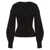 Alberta Ferretti Alberta Ferretti Viscose Stretch V Neck Sweater Clothing Black