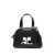 COURRÈGES Courrèges Bowling Leather Mini Bag Black