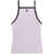 COURRÈGES Courrèges Tank Top SMOCKED GREY / BLACK