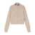 COURRÈGES Courrèges Zip-Up Interlock Track Jacket Beige