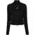 COURRÈGES Courrèges Logo-Patch Zip-Up Sweatshirt Black