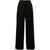 forte_forte Forte_Forte Wide-Leg Trousers In Viscose And Wool Faille Black