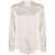 forte_forte Forte_Forte Silk Shirt With A Mandarin Collar WHITE