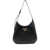 Prada Prada Triangle-Logo Leather Shoulder Bag Black