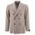 Tagliatore Tagliatore Wool Blend Double-Breasted Blazer GREY