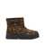 Prada Prada Padded Leopard Ankle Boots MIELE/MORO