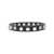 THE ATTICO The Attico Press-Stud Leather Belt Black