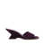 THE ATTICO The Attico Cheope Suede Mule Purple