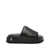 THE ATTICO The Attico Mia Platform Leather Slides Black