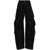 THE ATTICO The Attico Fern Stud-Embellished Loose Jeans Black