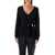 Philosophy Philosophy Di Lorenzo Serafini V-Neck Brooch Sweater Black