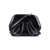 THEMOIRè Themoirè Gea Vegan Fabric Clutch Black